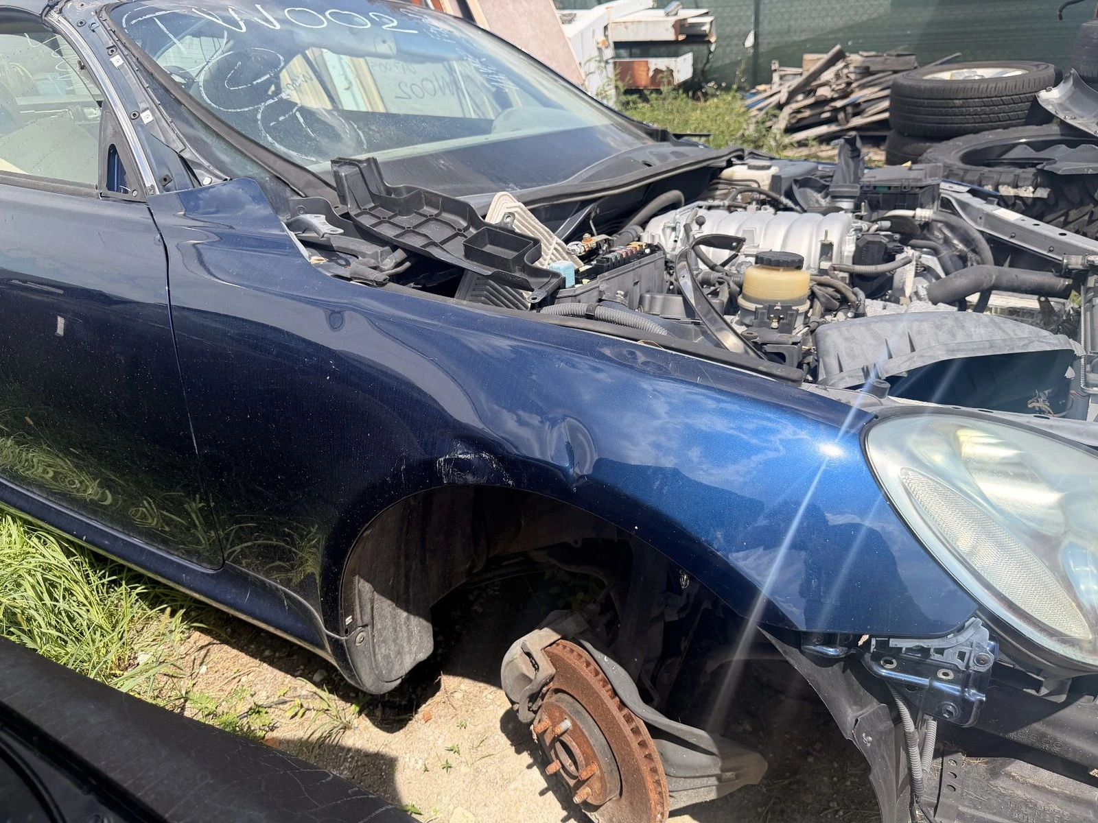 02-10 Lexus SC430 Front Right Passenger Side Fender blue - Image 3