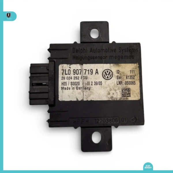 03-12 Bentley Continental GT GTC Anti Theft Alarm Control Module OEM, 7L0907719A