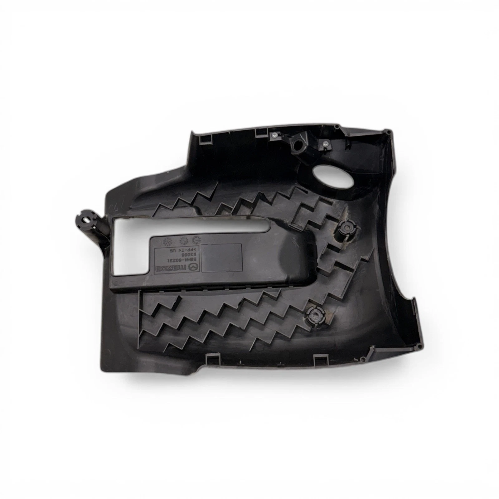 10-13 Mazda 3 Conventional Ignition Steering Column Lower Cover OEM, BBM4-60231 - Image 9