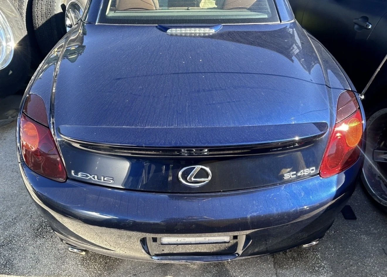 02-10 Lexus SC430 Front Right Passenger Side Fender blue - Image 10