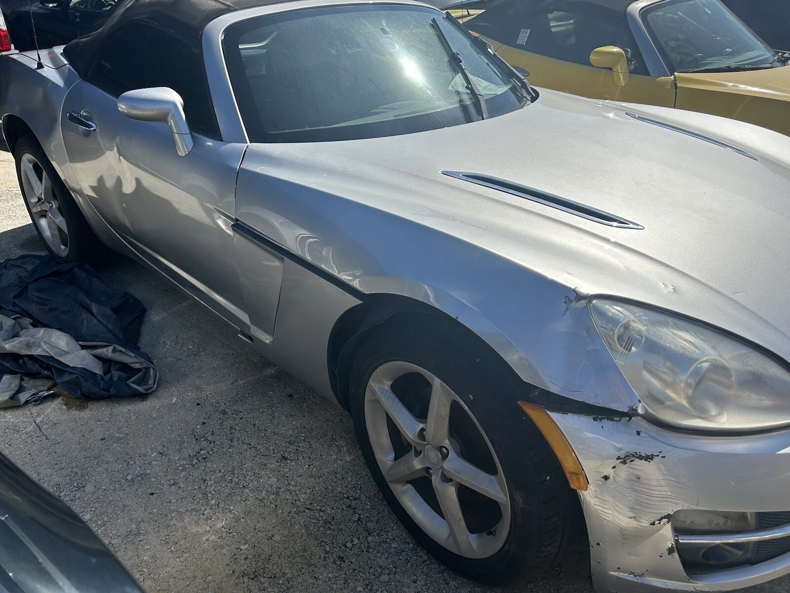 2007-2011 SATURN SKY FRONT BUMPER COMPLETE OEM ORIGINAL SILVER⭐️⭐️⭐️ - Image 3