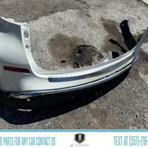 NISSAN MURANO 2018 SL REAR BUMPER OEM WHITE USED