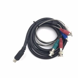 10 Pin DIN Male to 5 Male RCA Jacks