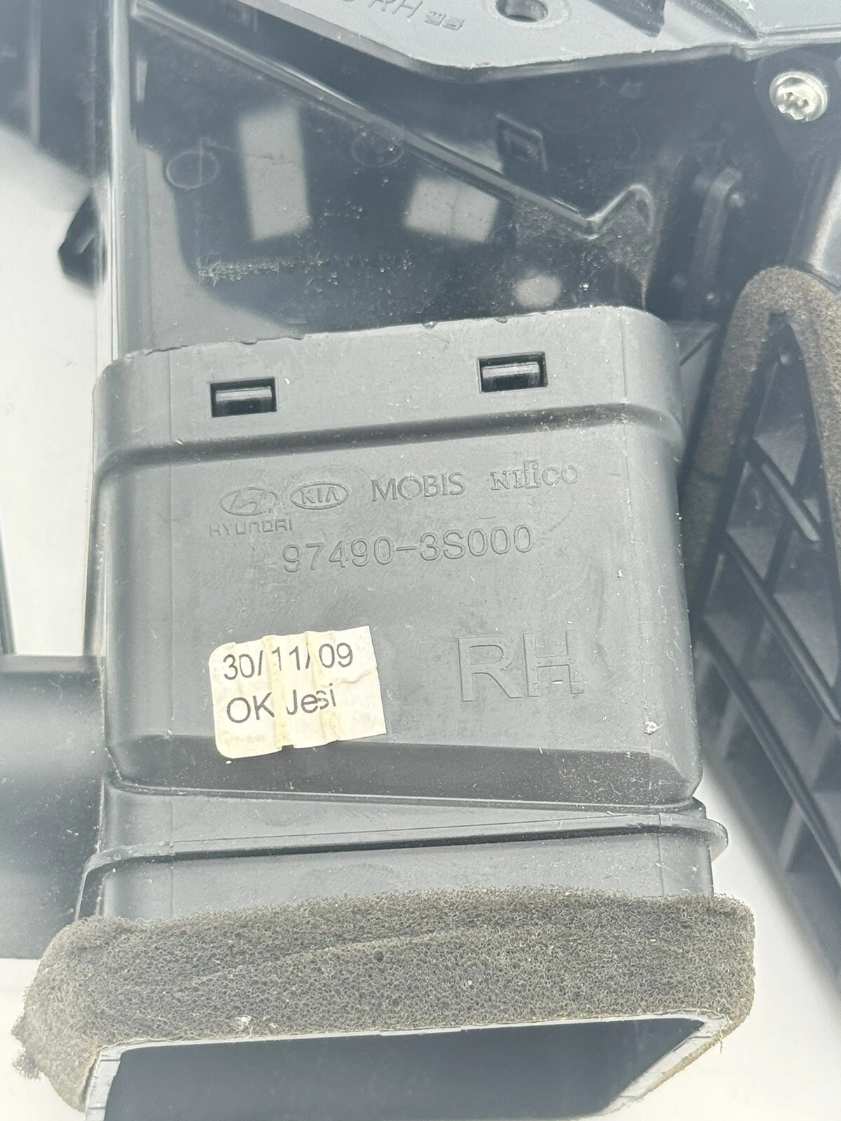 11 - 14 HYUNDAI SONATA PASSENGER/RIGHT SIDE DASH AC VENT 97490-3S000 OEM - Image 8