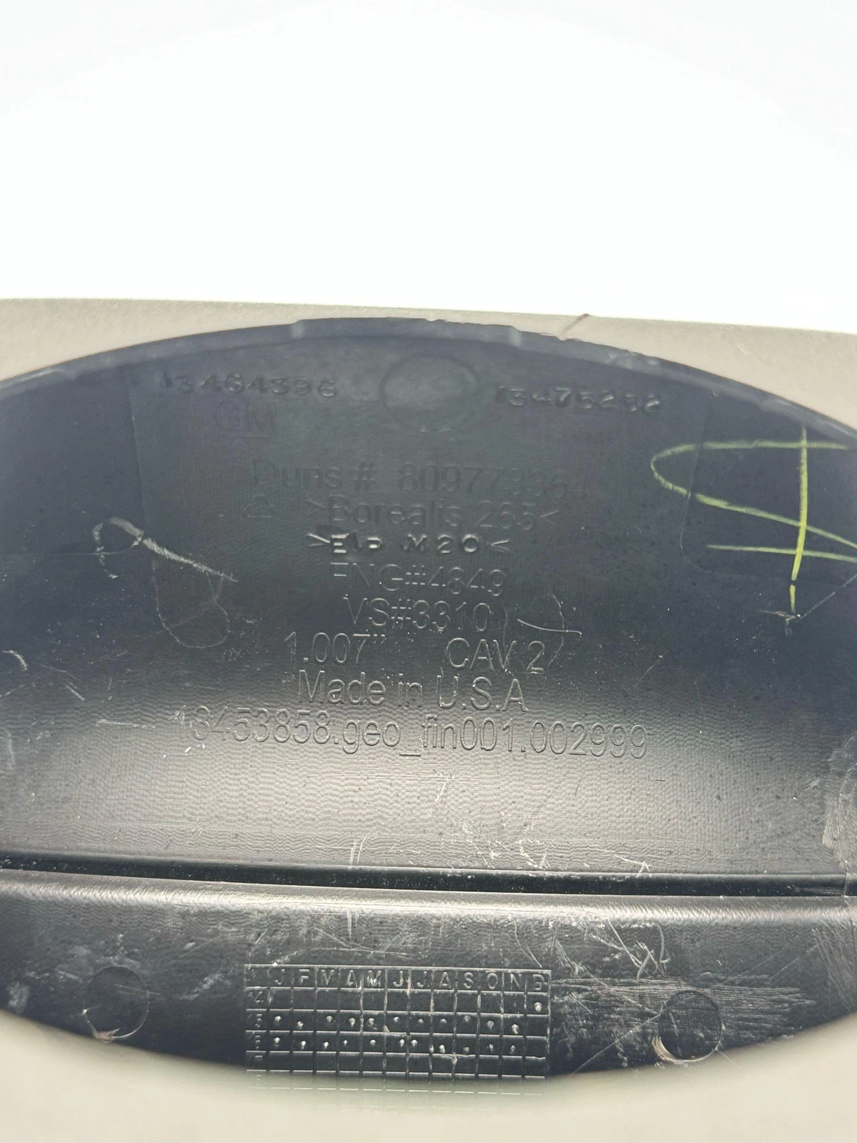 16-19 CHEVY CRUZE STEERING COLUMN SHROUD UPPER COVER TRIM PANEL 13464396 OEM - Image 6