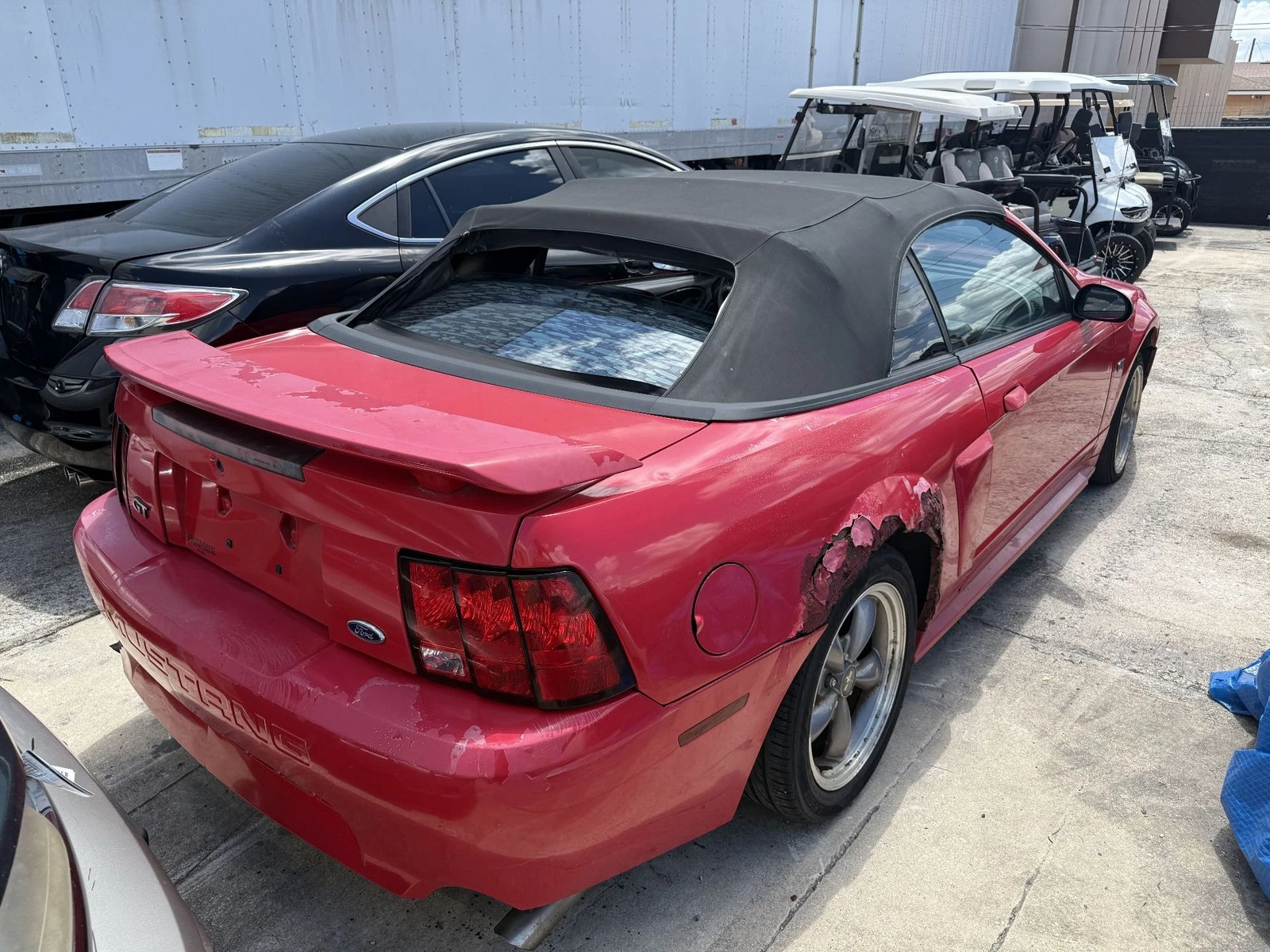 1999-2004 Ford Mustang GT Rear Bumper Cover - Image 3