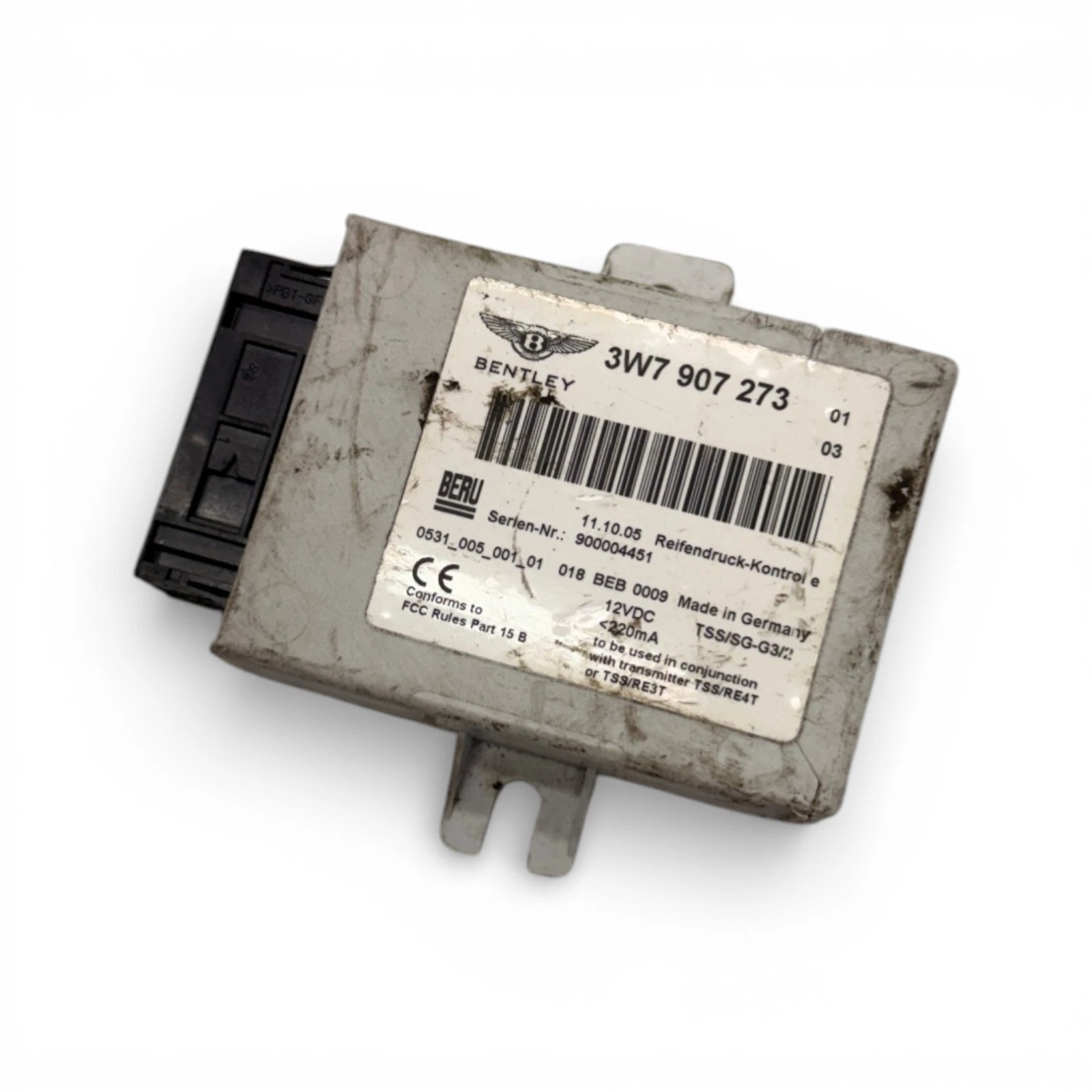 03-12 Bentley Continental GT GTC Tire Pressure Monitor Module TPMS OEM,3W7907273 - Image 3