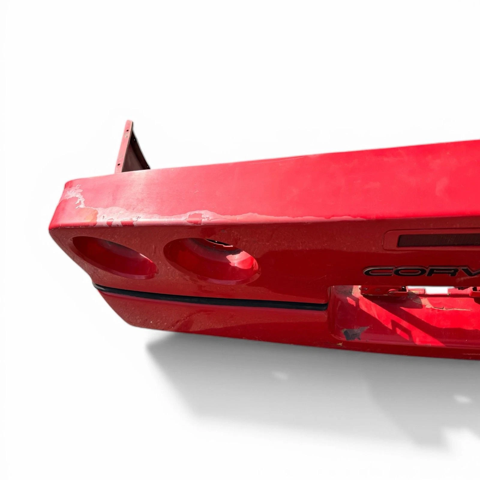 1984-1990 CHEVROLET CORVETTE C4 REAR BUMPER COVER RED ASSEMBLY OEM - Image 12