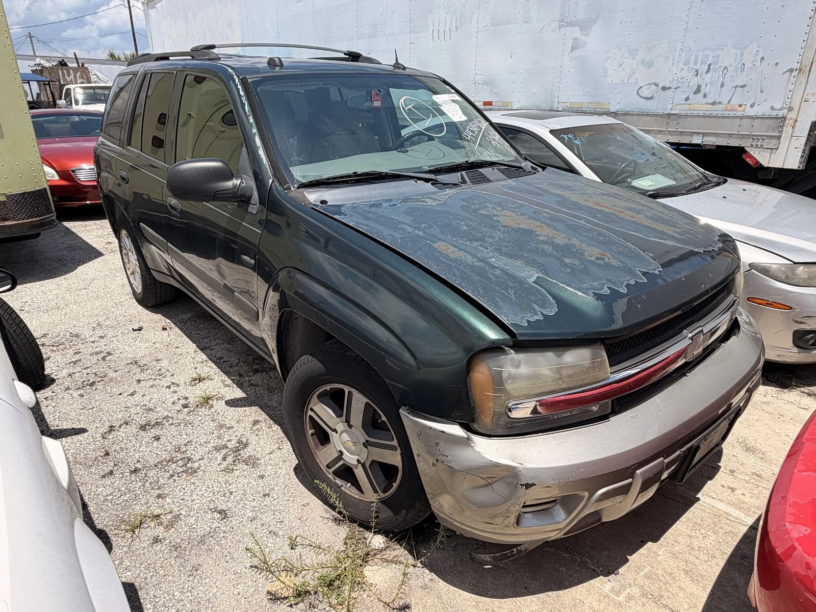 2005-2009 Chevrolet Trailblazer Left Rear Door Green OEM - Image 9