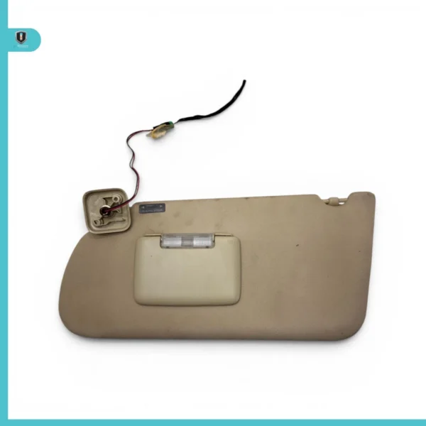 13-19 Ford Flex Left Side Sun Visor Shade W/ Mirror Beige OEM, DA8Z 7404105 AA