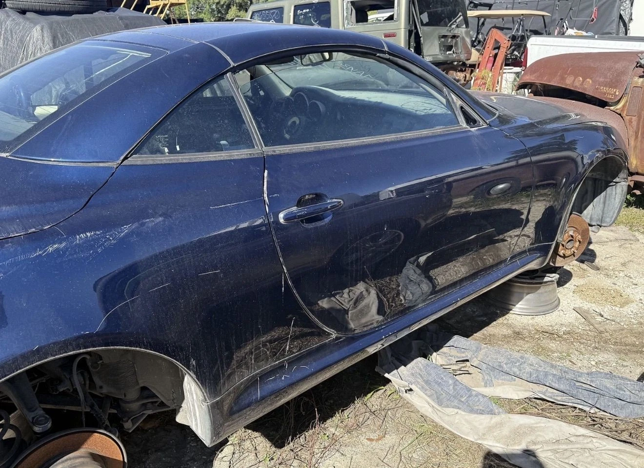 02-10 Lexus SC430 Front Right Passenger Side Fender blue - Image 8