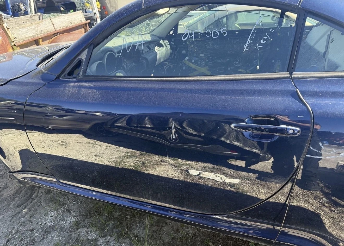 02-10 Lexus SC430 Front Right Passenger Side Fender blue - Image 4