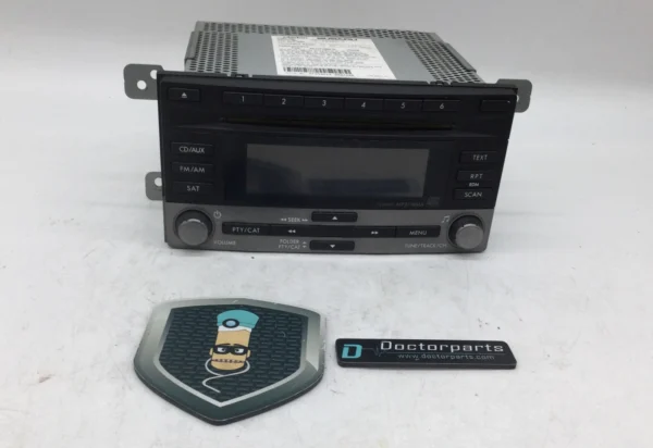 2008-2011 SUBARU IMPREZA RECEIVER AM/FM MP3 CD OEM USED 86201FG600