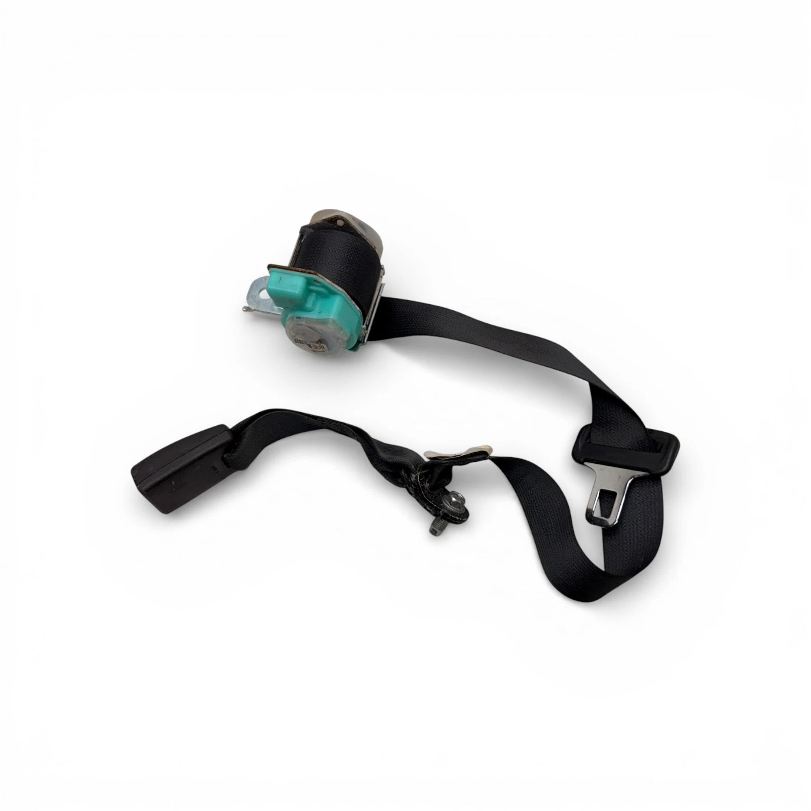 09-14 Nissan Maxima Rear Center Seat Belt Retractor & Buckle Black OEM,2031178 - Image 4