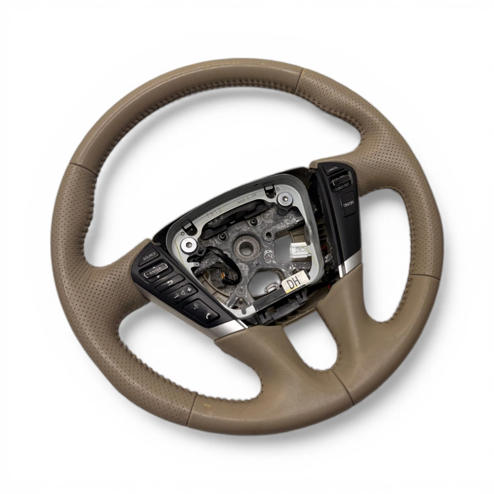 09-14 Nissan Murano Left Side Steering Wheel W/ Cruise Switch OEM, 48430-1AA4A - Image 4
