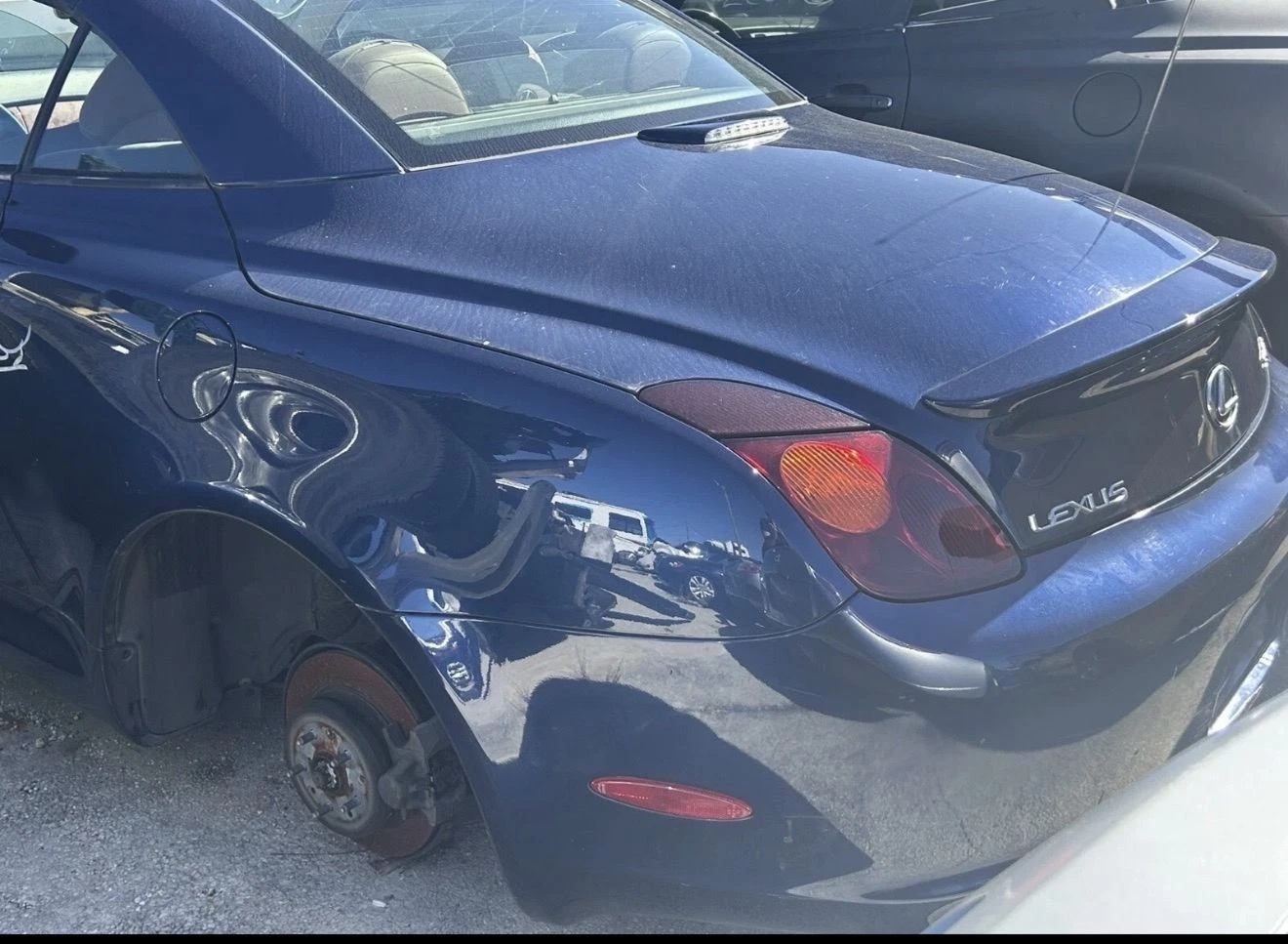 02-10 Lexus SC430 Front Right Passenger Side Fender blue - Image 7