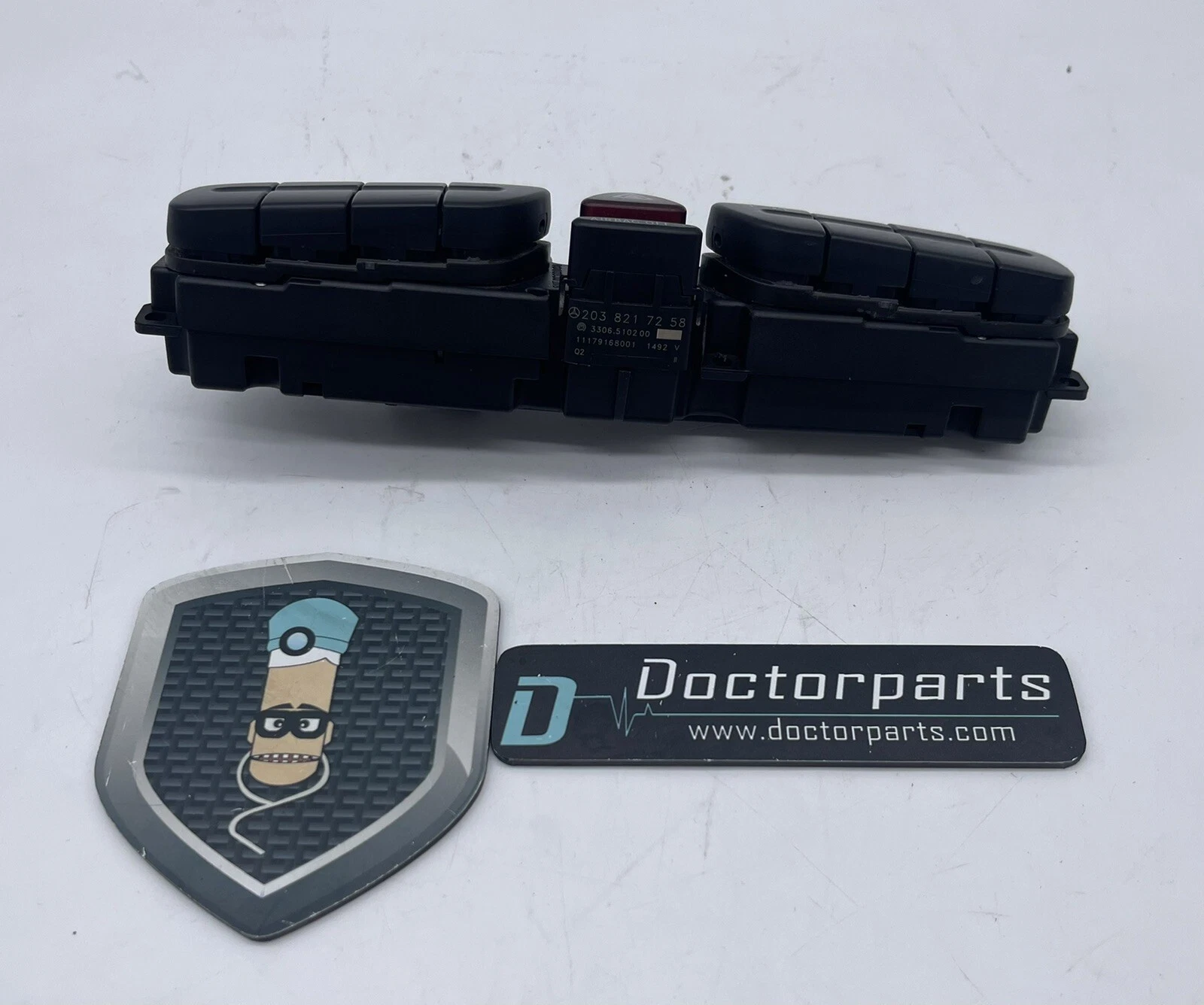 02-05 Mercedes W203 C230 C320 Dash Hazard Door Lock ESP Control Switch OEM USED - Image 5