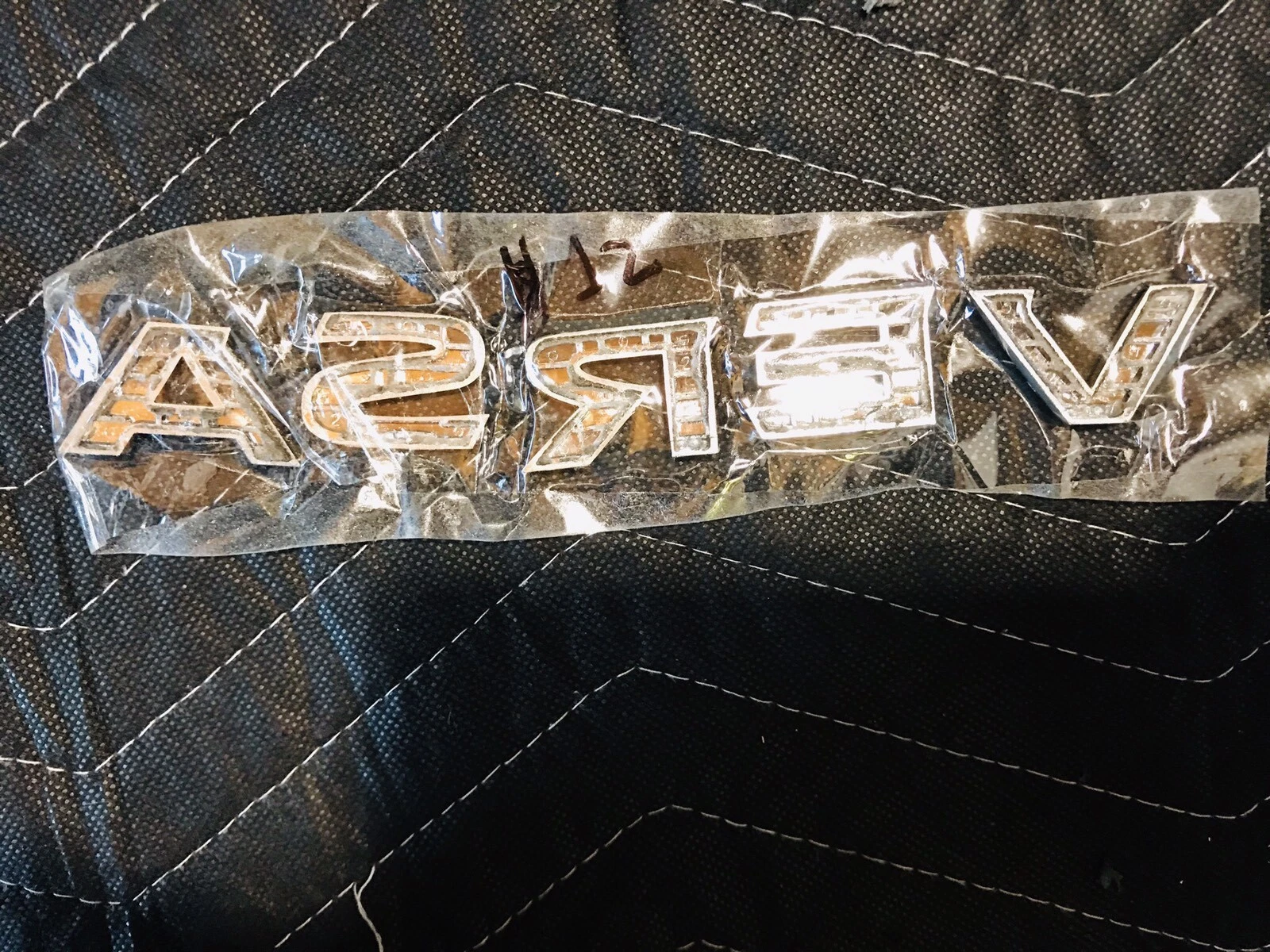 12 13 14 15 16 17 18 Nissan Versa—Rear Trunk Letter Nameplate Emblem - Image 2