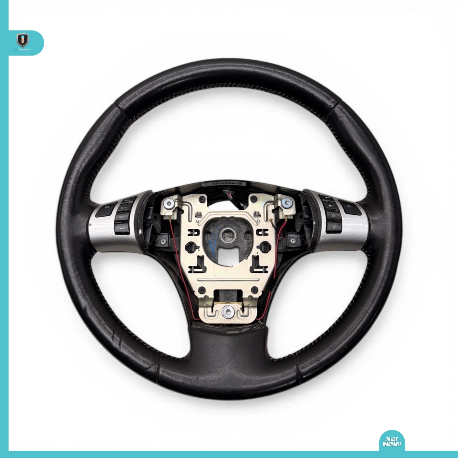 2007-2009 Saturn Sky Steering Wheel Black W/ Cruise Switch OEM