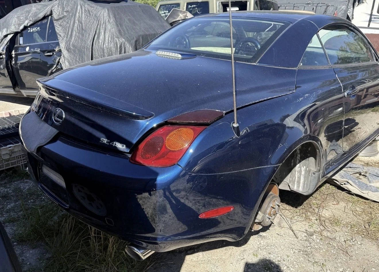 02-10 Lexus SC430 Front Right Passenger Side Fender blue - Image 5