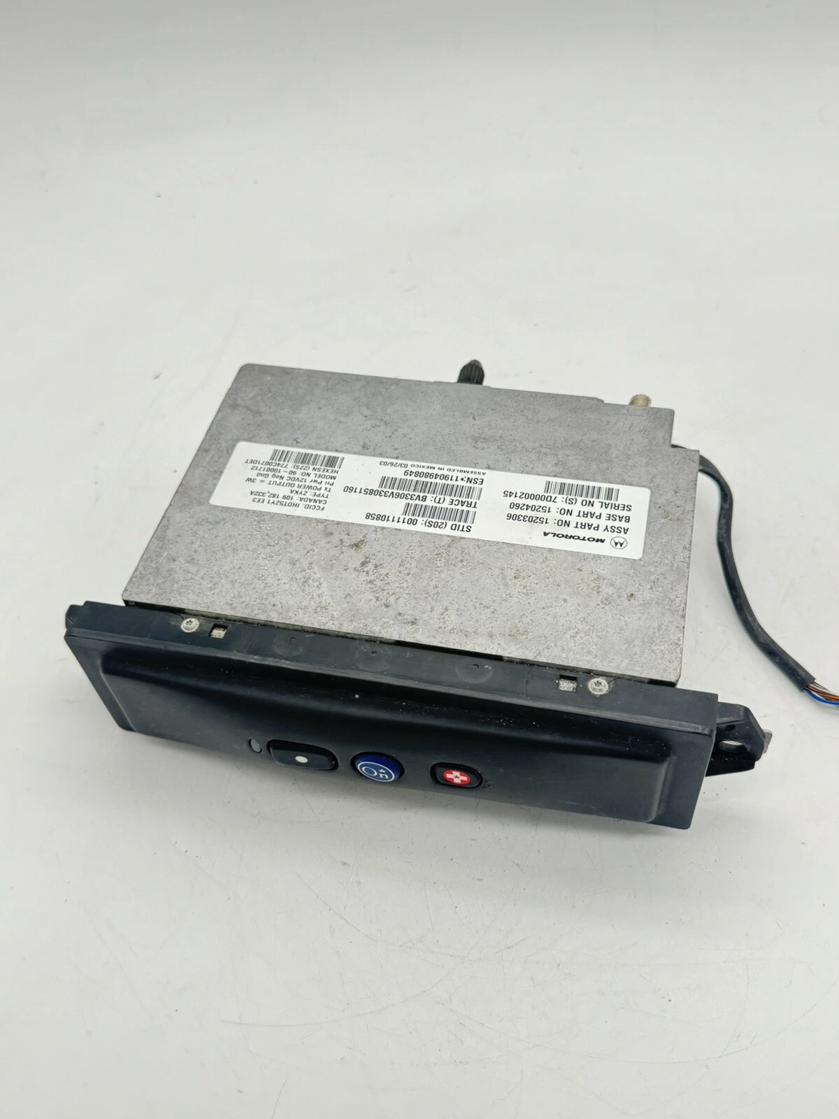 2003-2007 HUMMER H2 FRONT DASHBOARD ONSTAR COMMUNICATION CONTROL MODULE 15203306 - Image 7