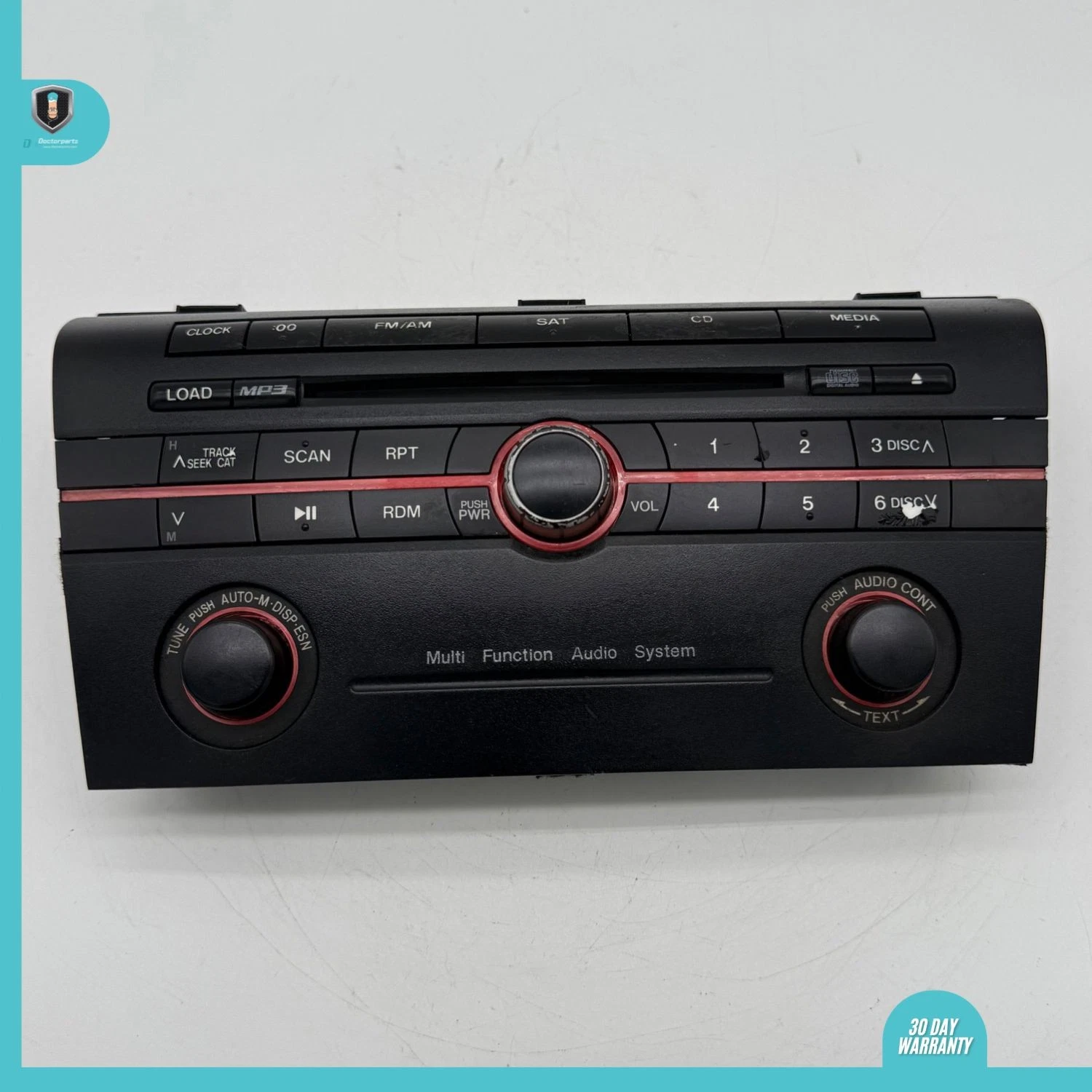 2004-2005 GENUINE MAZDA 3 STEREO MULTIMEDIA CONTROL HEAD UNIT 141A10300 A10700