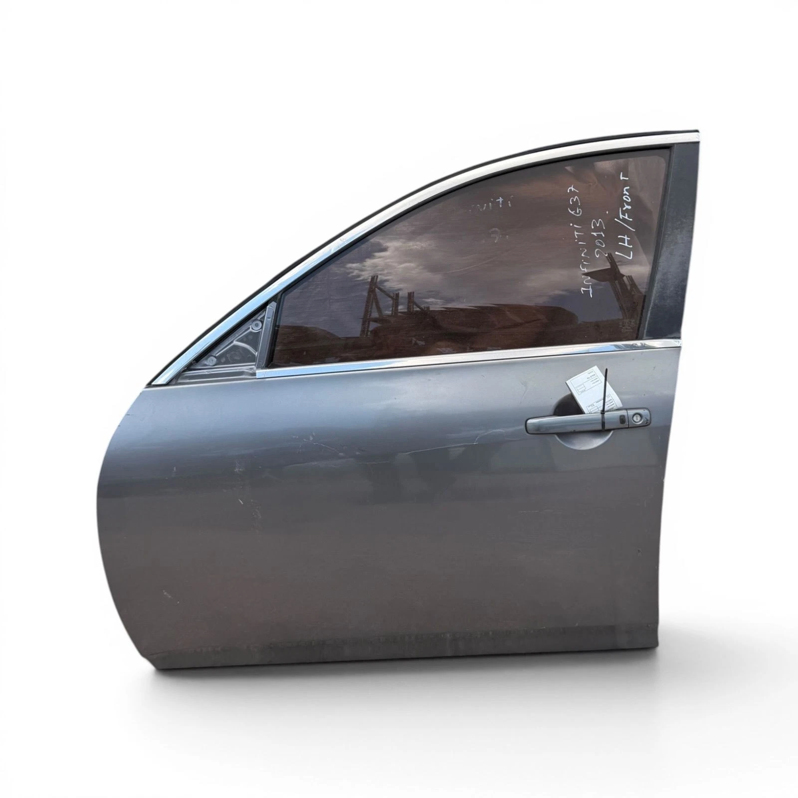 07-15 Infiniti G35 G37 Sedan Front Left Driver Door Complete Assembly - Image 2