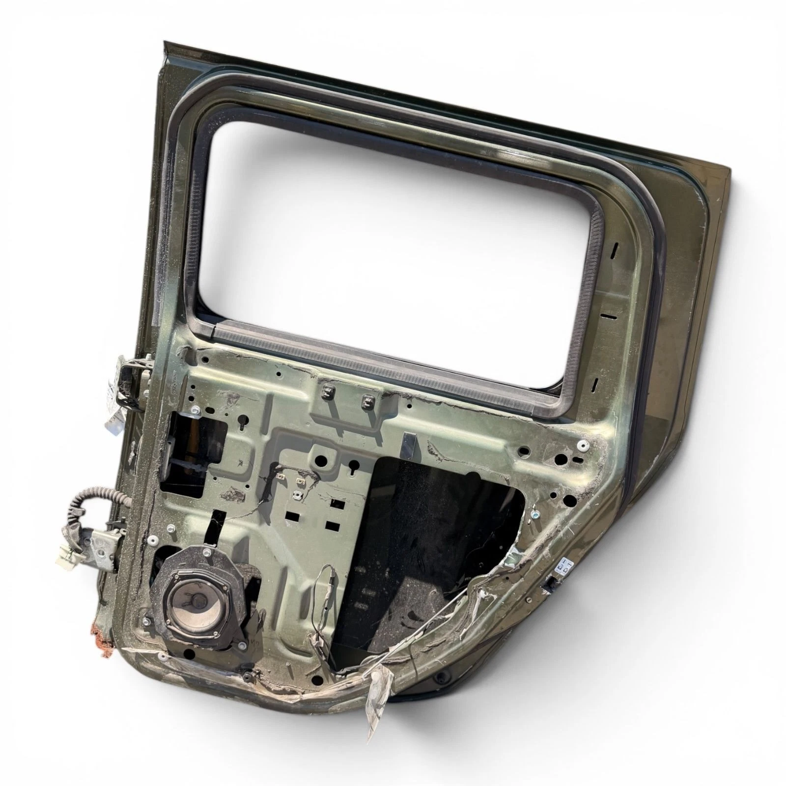 03-09 Hummer H2 Rear Right Passenger Door Green W/Window - Image 2