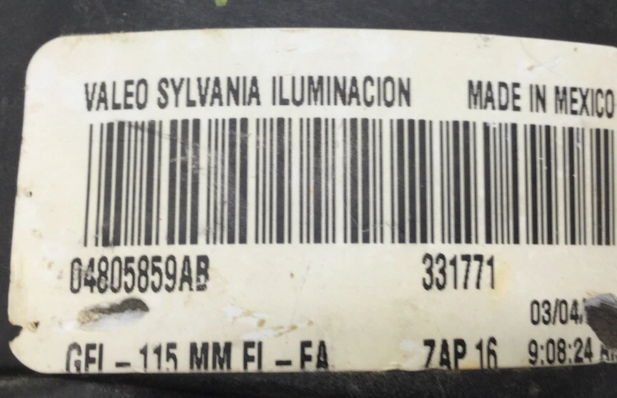 2006-2010 JEEP GRAND CHEROKEE COMMANDER PASSENGER FOG LIGHT RH OEM 61A1808-0168 - Image 7