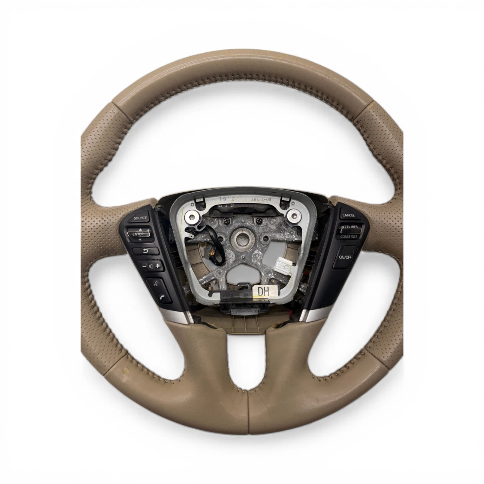 09-14 Nissan Murano Left Side Steering Wheel W/ Cruise Switch OEM, 48430-1AA4A - Image 6
