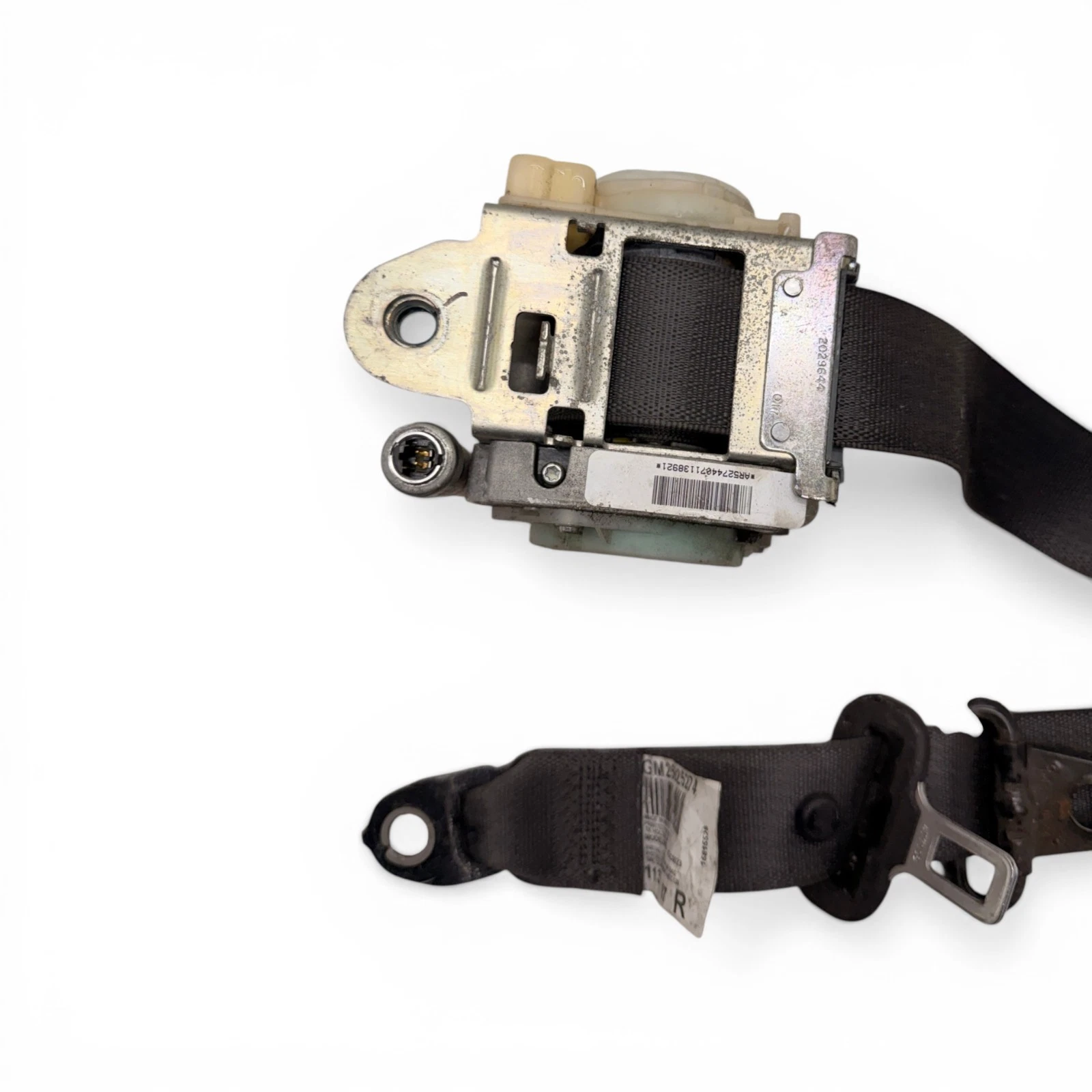 06-09 Saturn Sky Pontiac Solstice Right Side Seat Belt Retractor OEM, 25825274 - Image 8