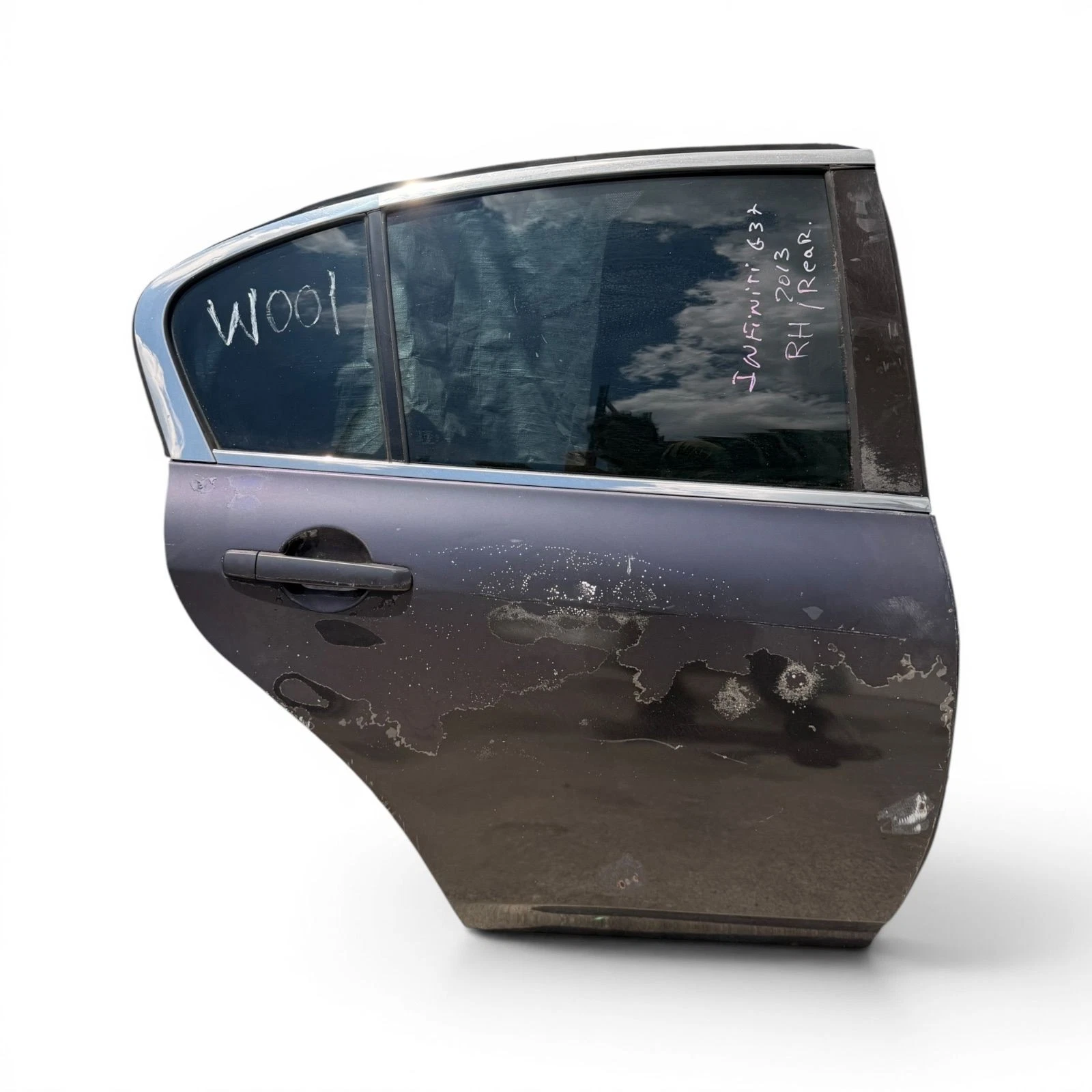 08-15 Infiniti G35 G37 Q60 Sedan Rear Right Door Assembly - Image 10