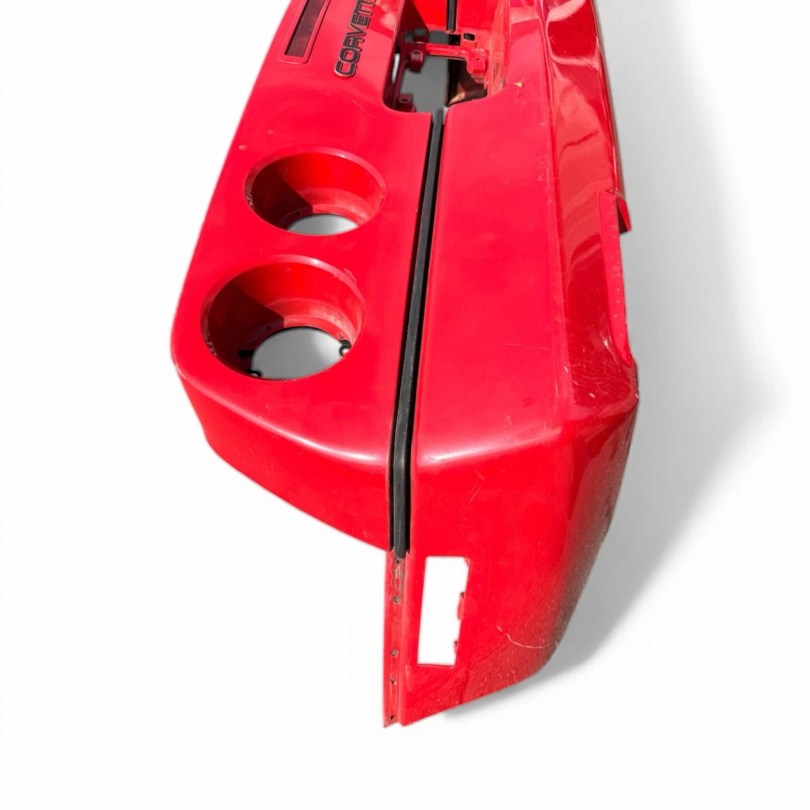 1984-1990 CHEVROLET CORVETTE C4 REAR BUMPER COVER RED ASSEMBLY OEM - Image 5