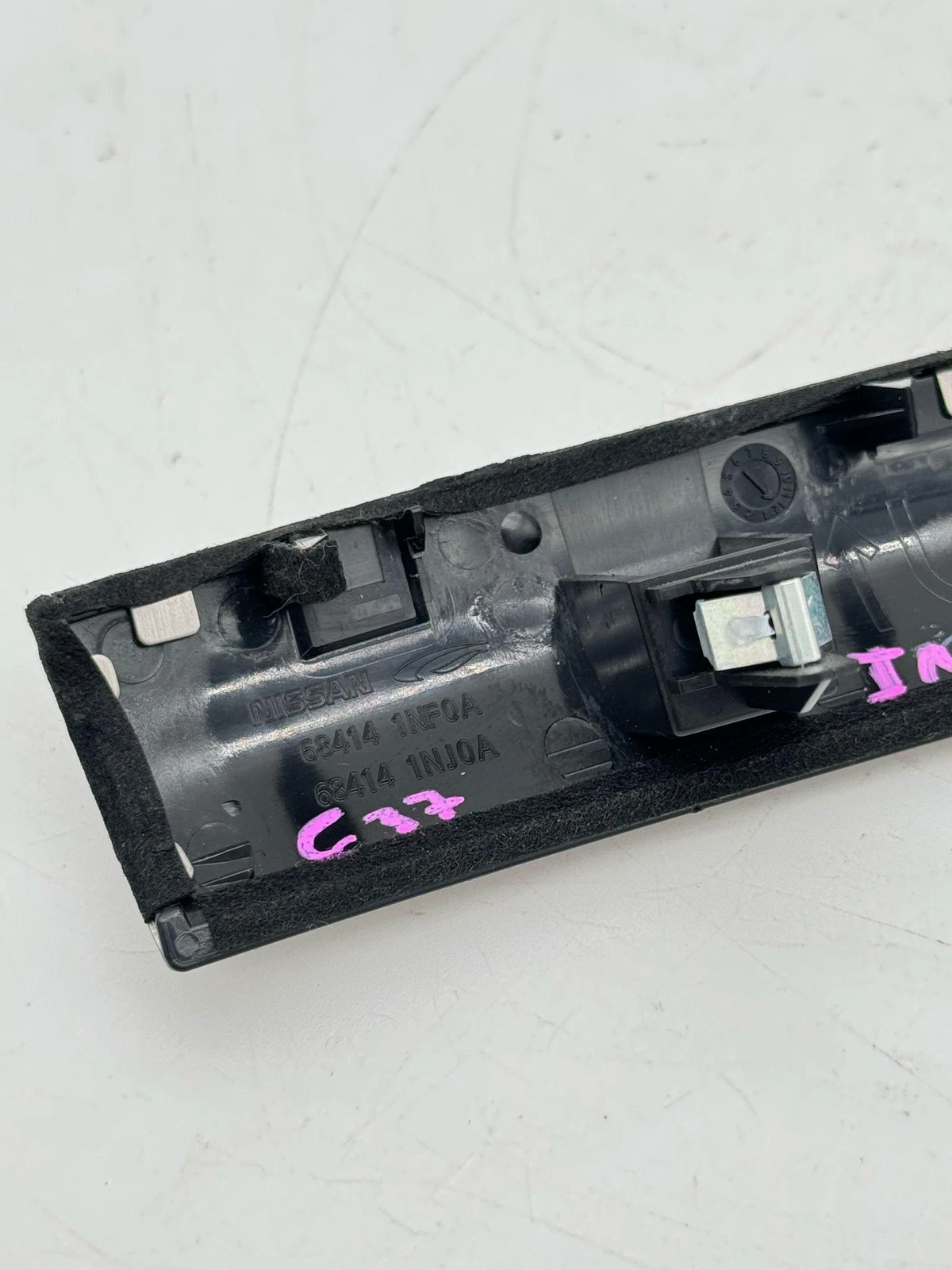 10-15 INFINITI G37/Q60 Coupe Center Lower Dash Trim OEM 684141NF0A - Image 6