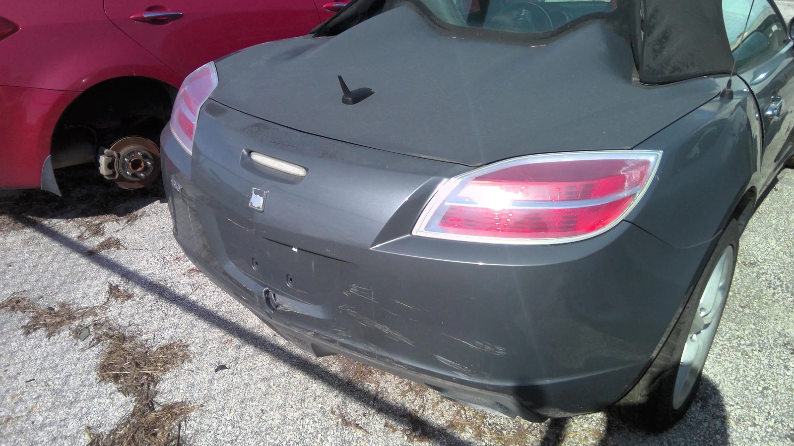 07-10 SATURN SKY REAR HATCH DECKLID TRUNK LID ASSEMBLY OEM - Image 6