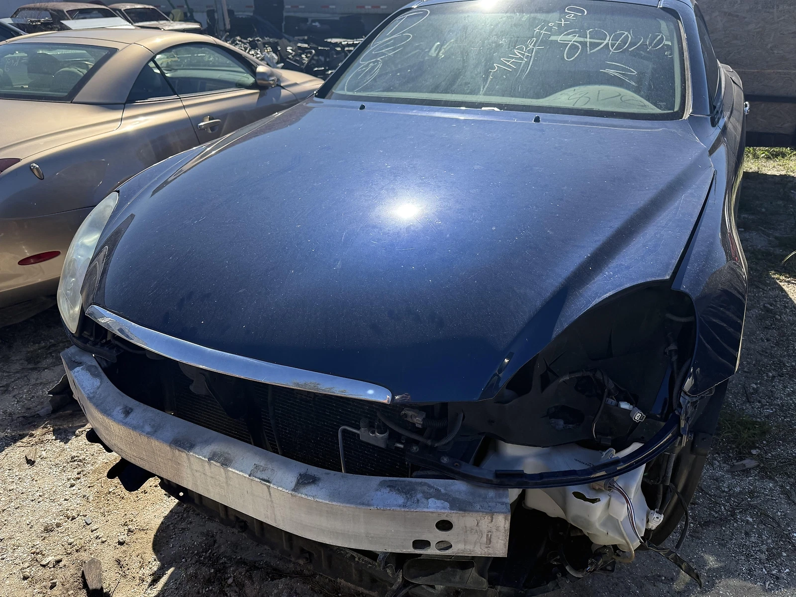 02-10 Lexus SC430 Front Right Passenger Side Door RH Blue OEM - Image 5