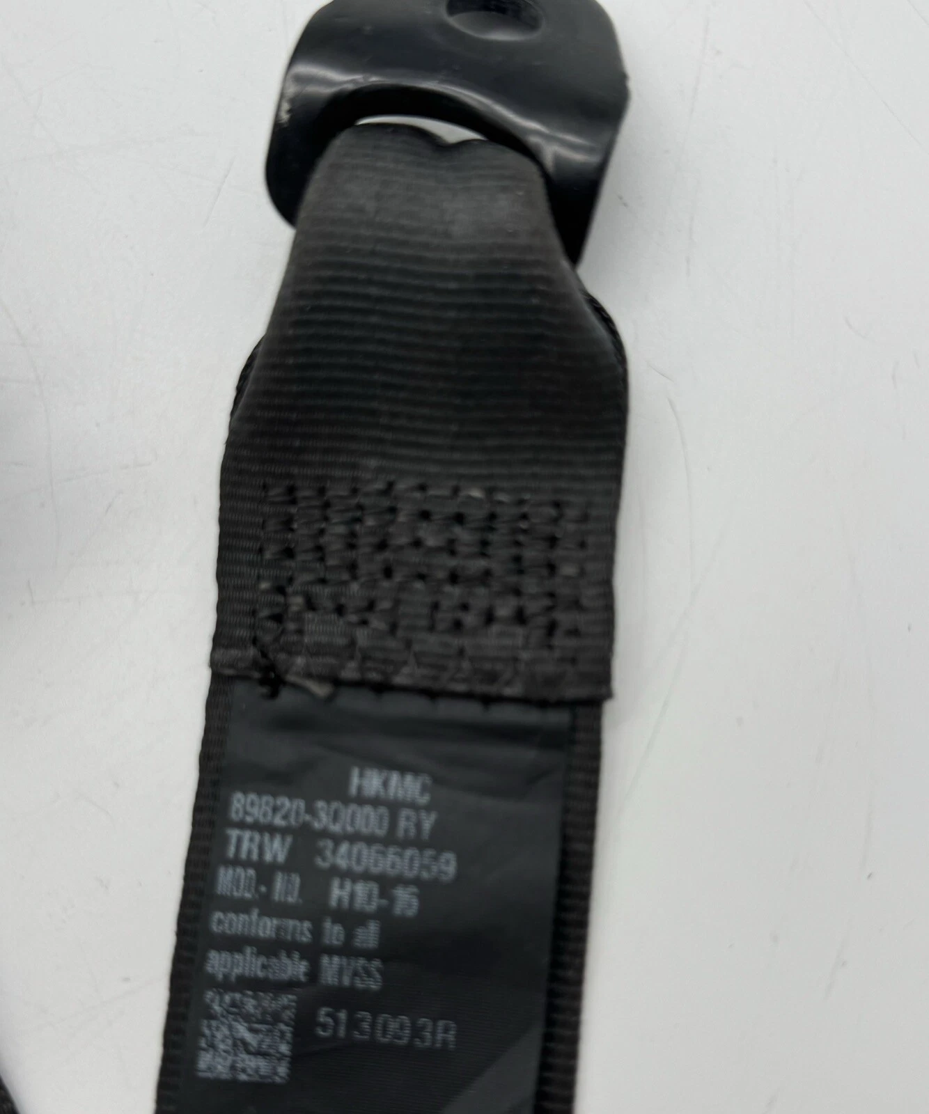 11 - 14 HYUNDAI SONATA REAR PASSENGER SEAT BELT OEM 89820-3Q000 - Image 10