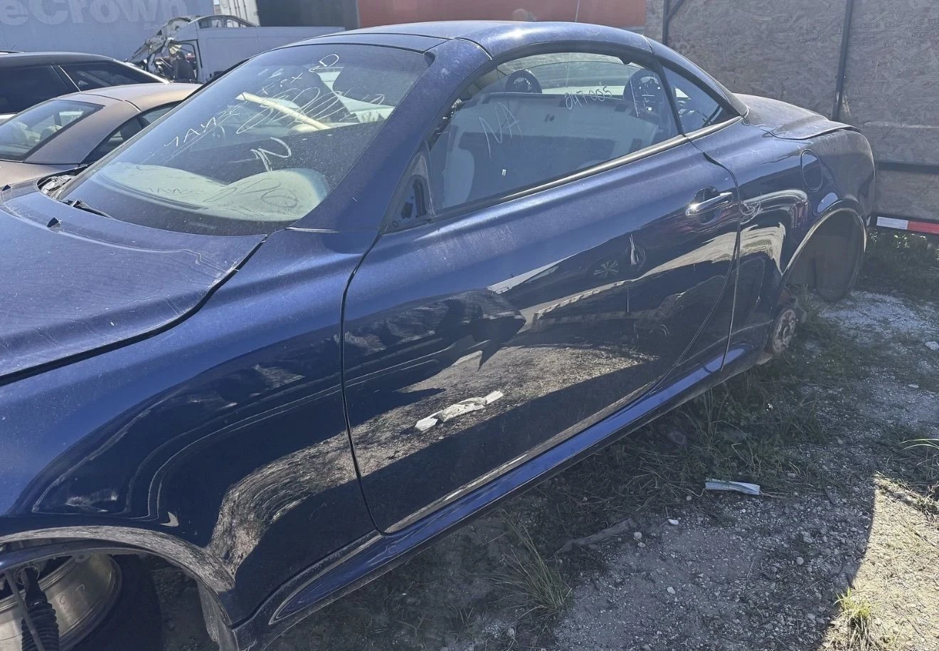 02-10 Lexus SC430 Front Right Passenger Side Fender blue - Image 6