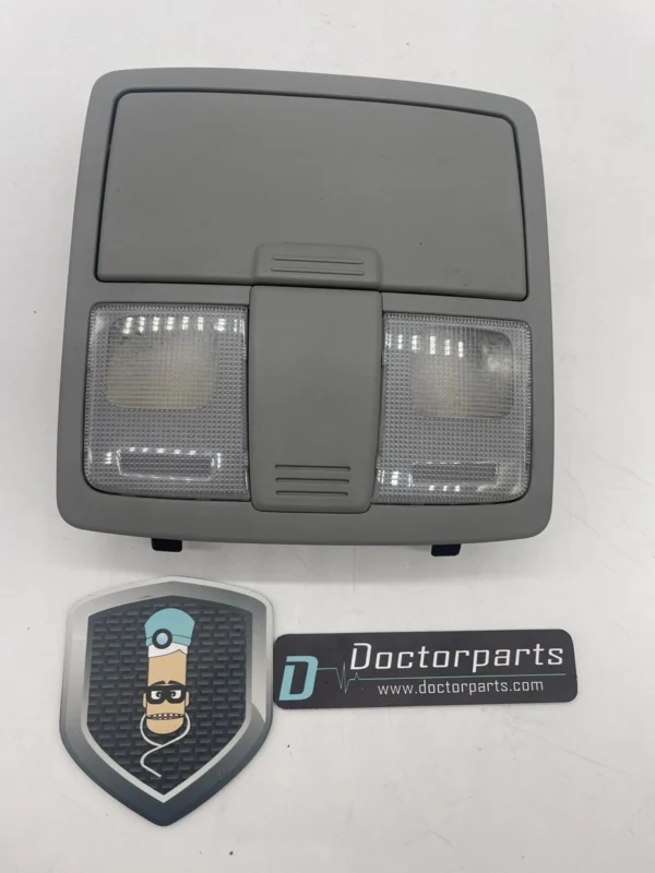 11 - 13 Kia Sorento Overhead Console With Map Lights & Sunroof Switch Gray Used