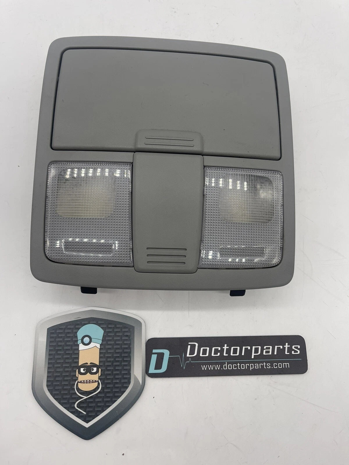 11 - 13 Kia Sorento Overhead Console With Map Lights & Sunroof Switch Gray Used