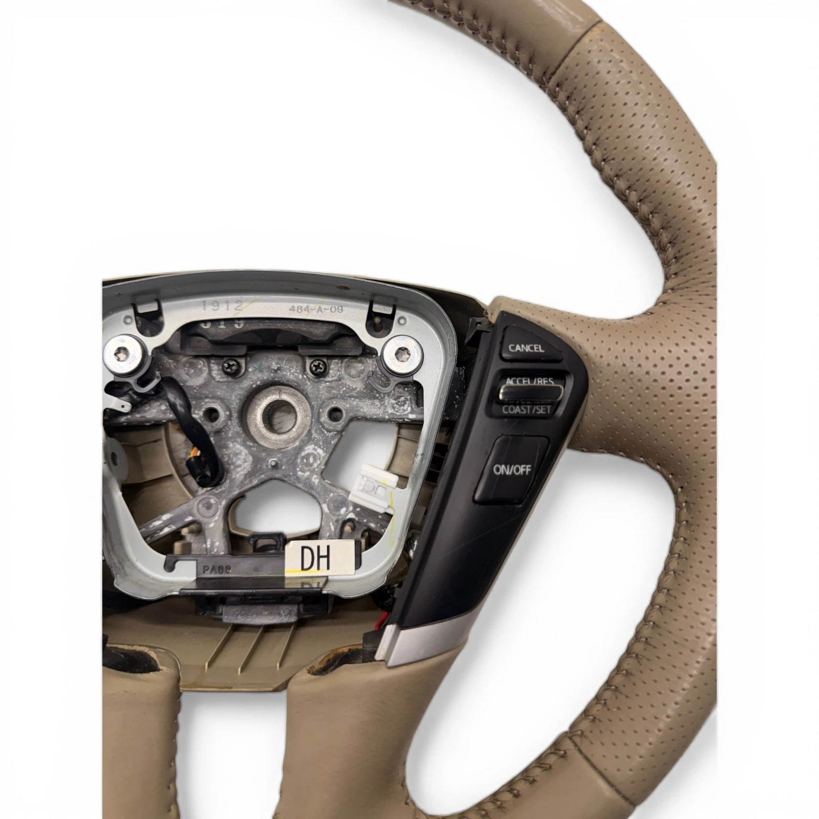09-14 Nissan Murano Left Side Steering Wheel W/ Cruise Switch OEM, 48430-1AA4A - Image 8