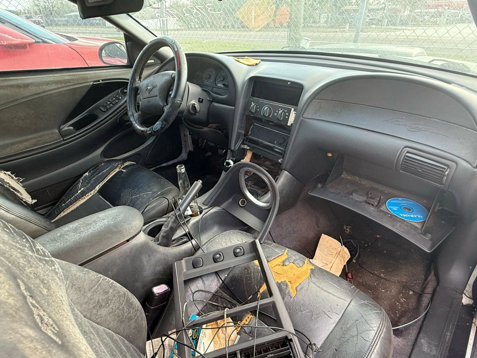 1999-2004 Ford Mustang GT Right Front Door White - Image 11