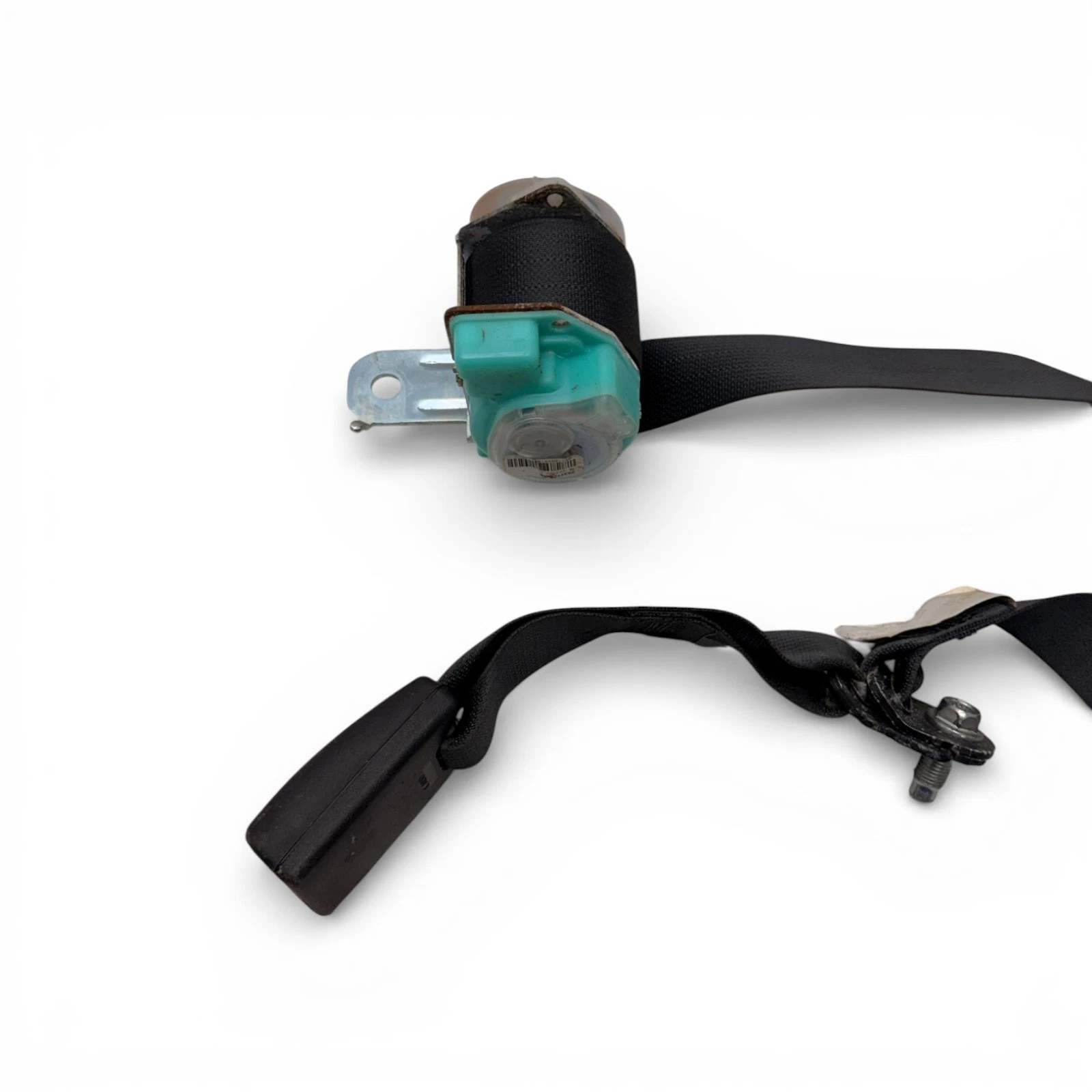 09-14 Nissan Maxima Rear Center Seat Belt Retractor & Buckle Black OEM,2031178 - Image 3