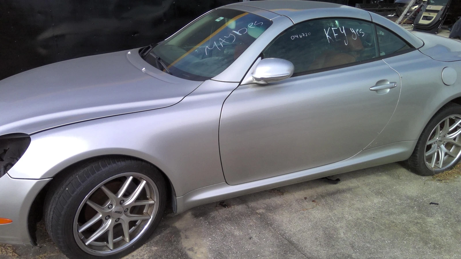 02-10 LEXUS SC430 RIGHT SIDE FENDER RH SILVER OEM - Image 7