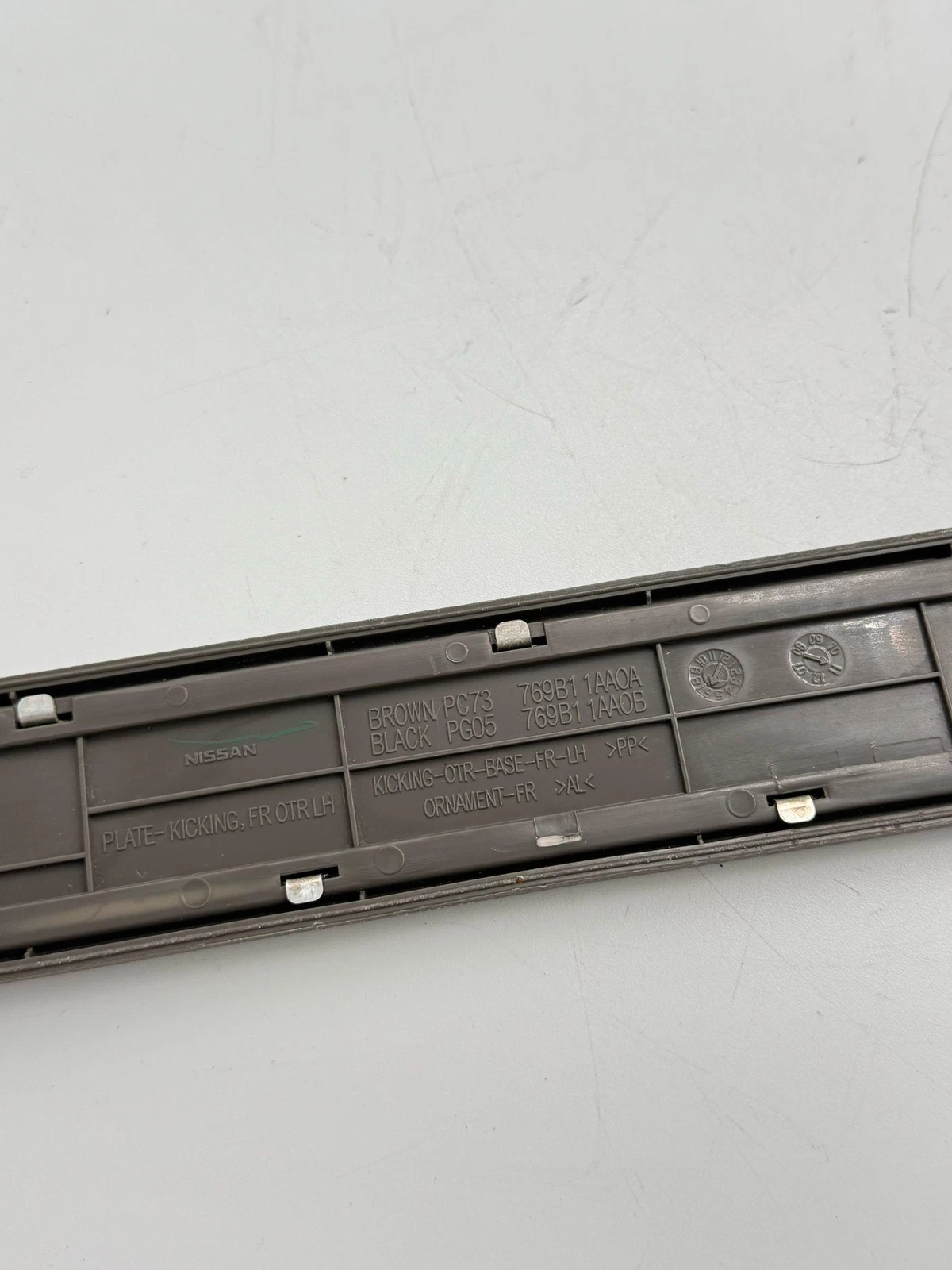 09 - 13 NISSAN MURANO STEP SILL SCUFF PLATE TRIM 769B11AA0A OEM - Image 6