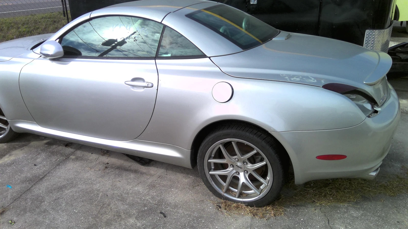 02-10 LEXUS SC430 RIGHT SIDE FENDER RH SILVER OEM - Image 6