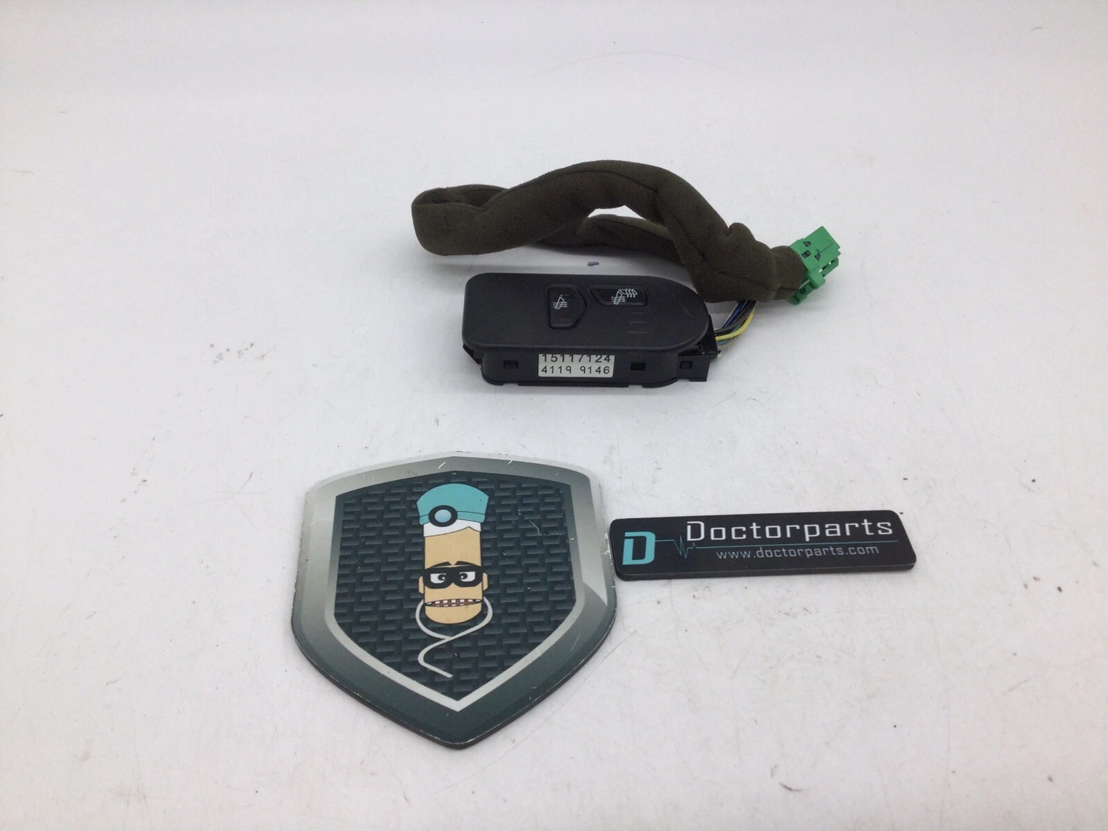 2003-2007 HUMMER H2 FRONT RIGHT DOOR SEAT HEAT HEATER CONTROL SWITCH OEM USED - Image 4