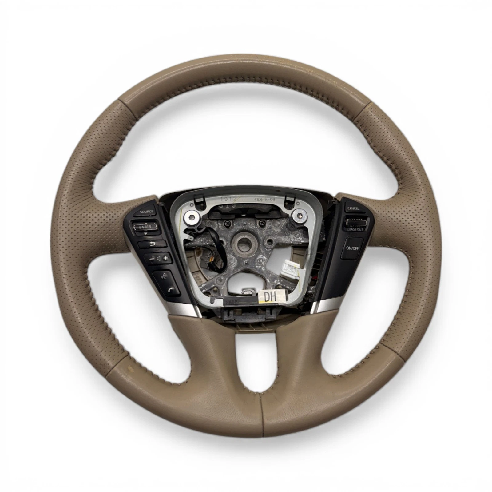 09-14 Nissan Murano Left Side Steering Wheel W/ Cruise Switch OEM, 48430-1AA4A - Image 3