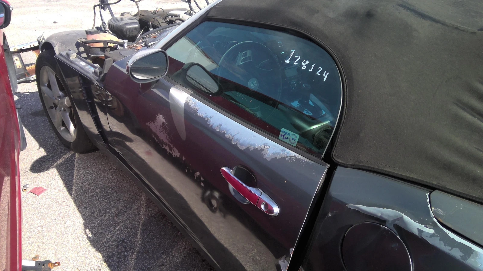 07-10 SATURN SKY REAR HATCH DECKLID TRUNK LID ASSEMBLY OEM - Image 8
