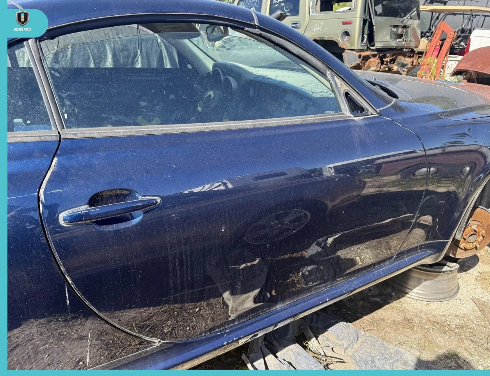 02-10 Lexus SC430 Front Right Passenger Side Door RH Blue OEM
